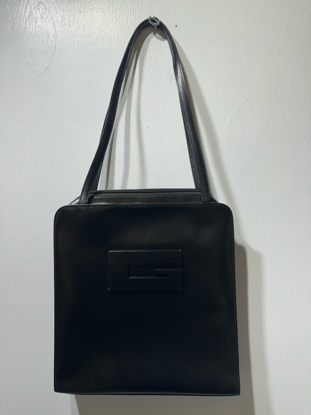 Gucci Black Leather Shoulder Bag